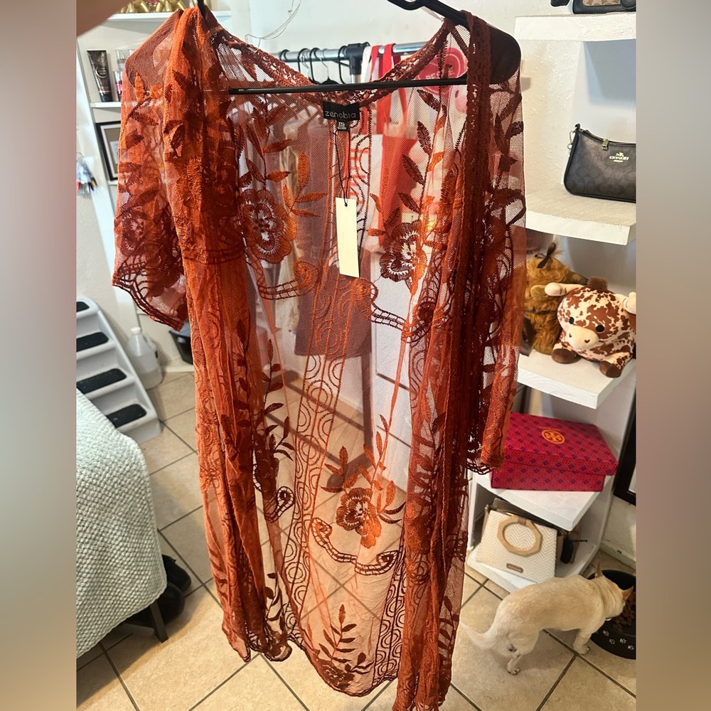 Rust Lace Tassel
Kimono